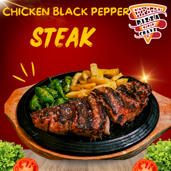 CHICKEN BLACK PEPPER STEAK