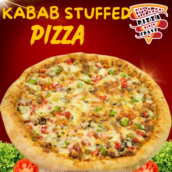 Kabab Stuffed Pizza
